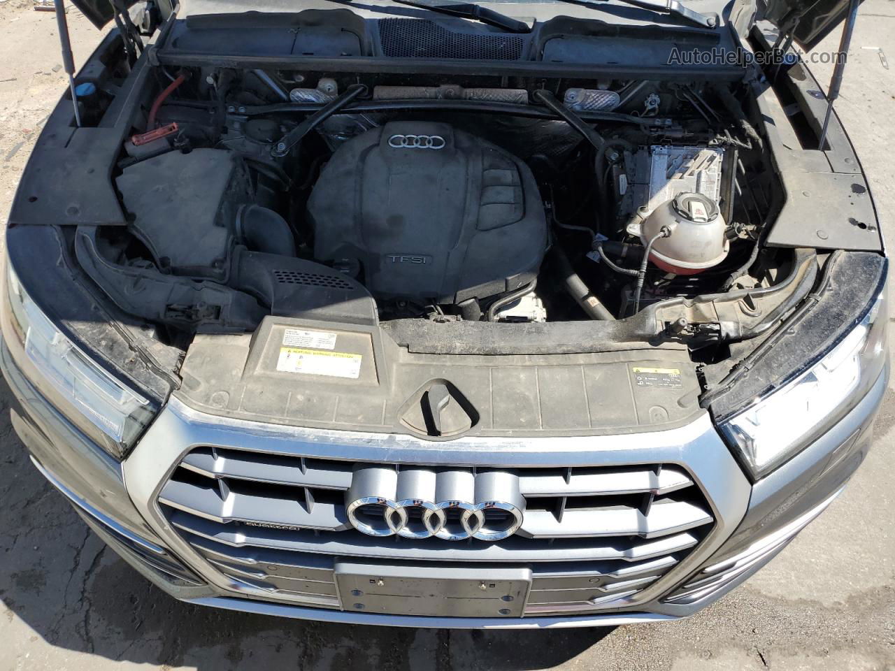 2018 Audi Q5 Premium Plus Gray vin: WA1BNAFY2J2117480