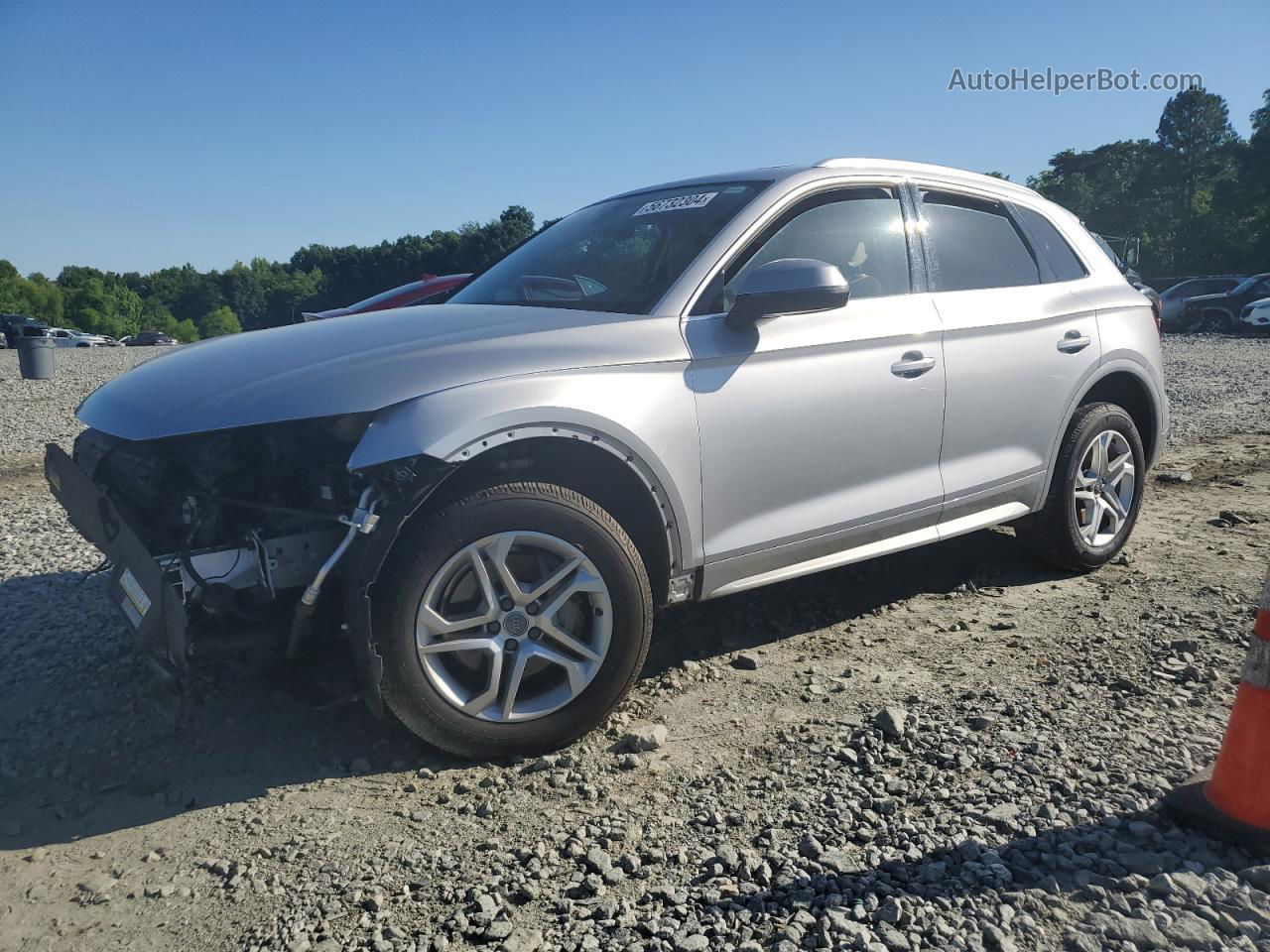 2018 Audi Q5 Premium Plus Silver vin: WA1BNAFY2J2151791