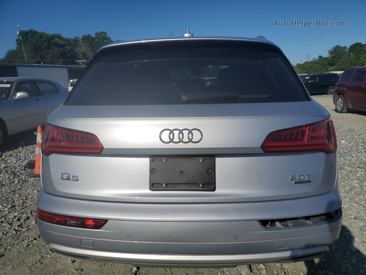 2018 Audi Q5 Premium Plus Silver vin: WA1BNAFY2J2151791