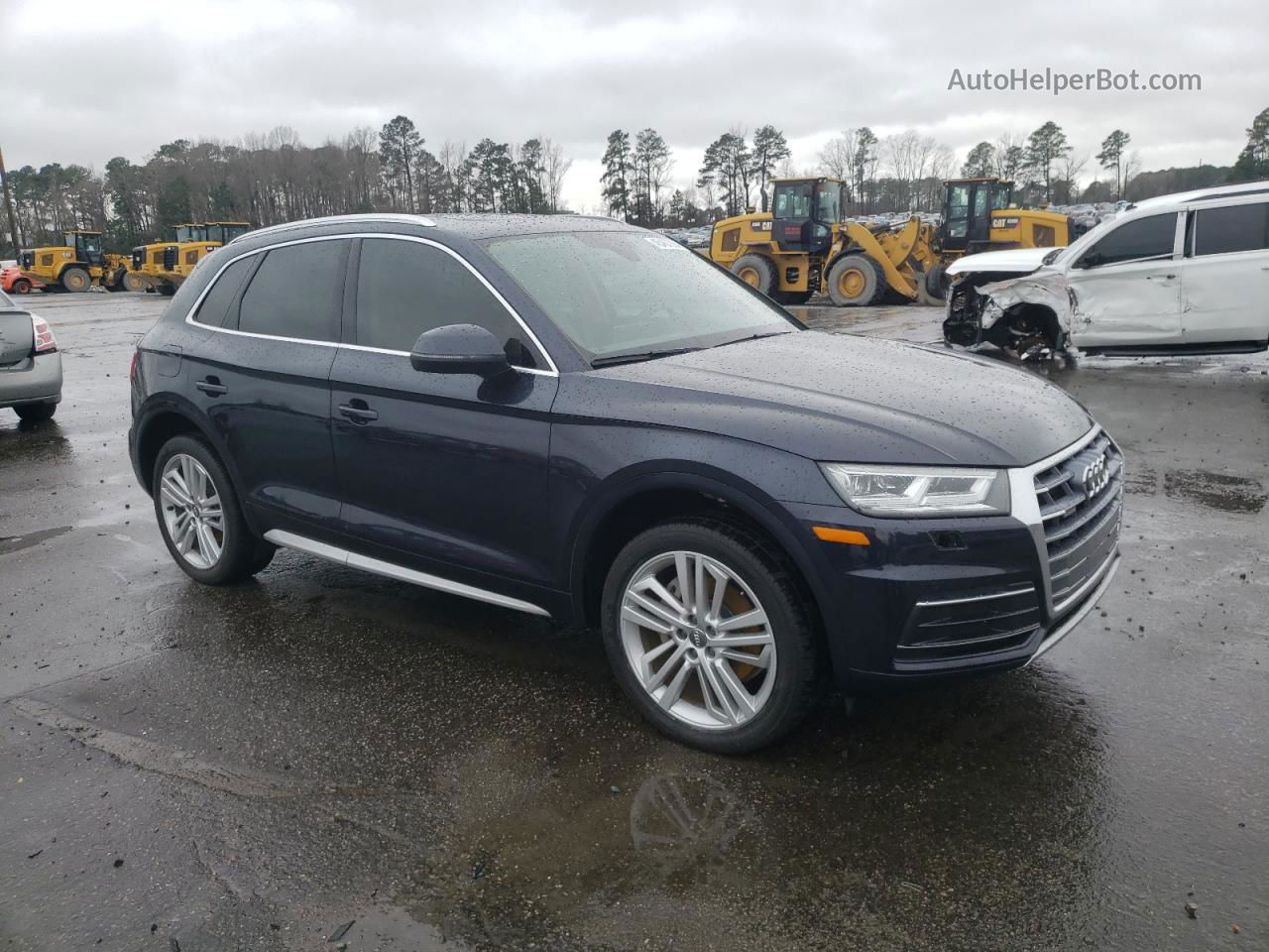 2018 Audi Q5 Premium Plus Blue vin: WA1BNAFY2J2201461