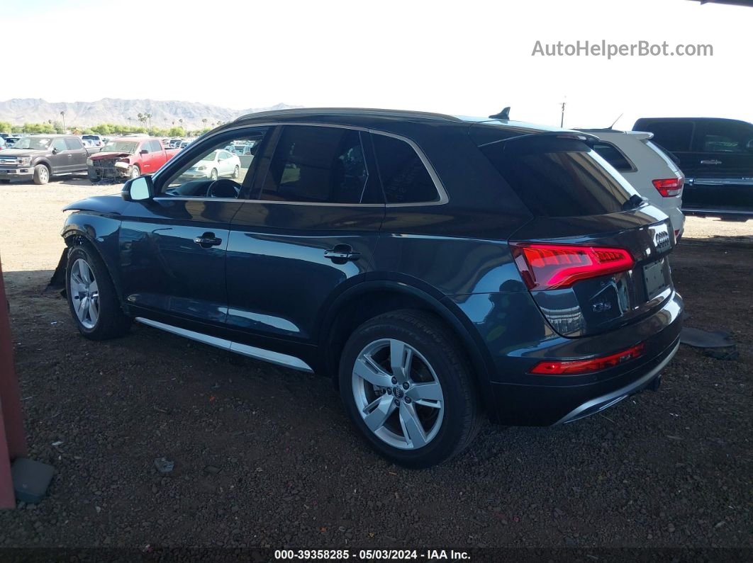 2018 Audi Q5 2.0t Premium/2.0t Tech Premium Dark Blue vin: WA1BNAFY2J2227431