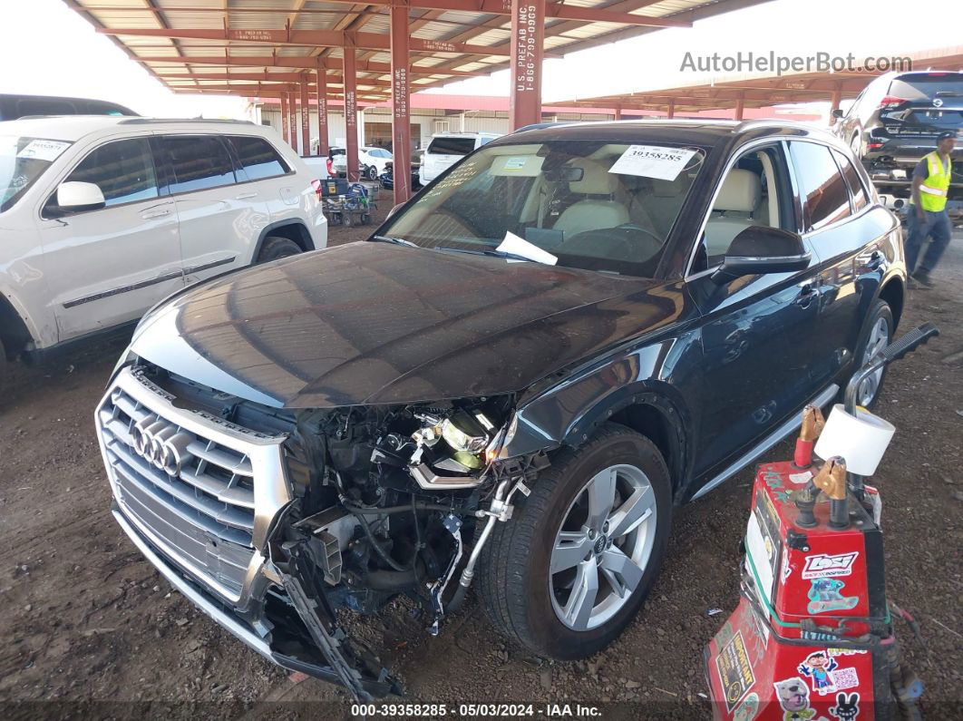 2018 Audi Q5 2.0t Premium/2.0t Tech Premium Dark Blue vin: WA1BNAFY2J2227431