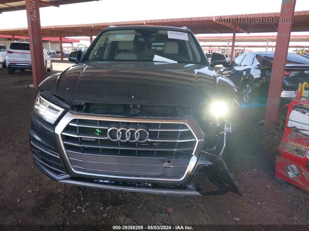 2018 Audi Q5 2.0t Premium/2.0t Tech Premium Dark Blue vin: WA1BNAFY2J2227431