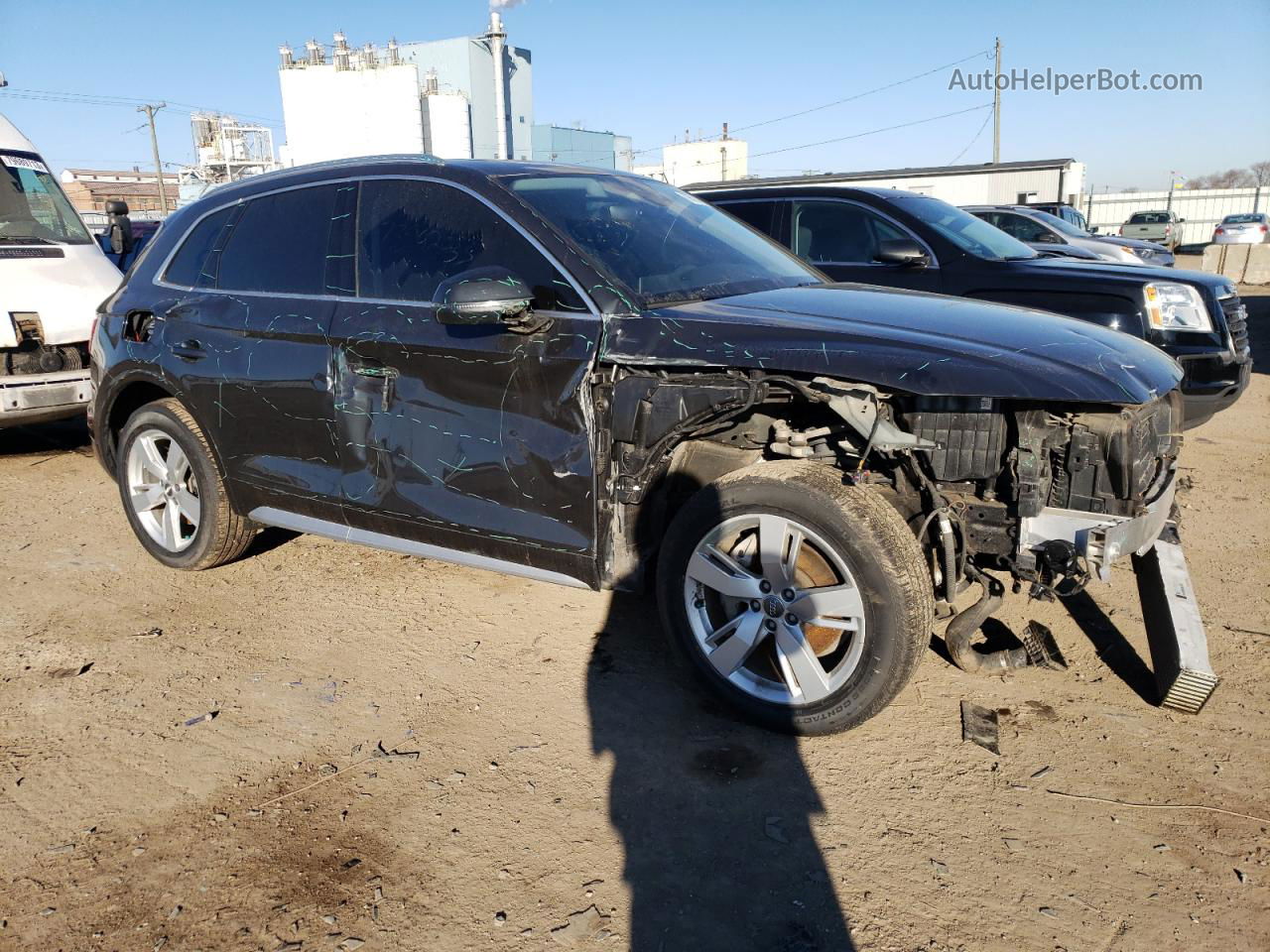 2018 Audi Q5 Premium Plus Gray vin: WA1BNAFY2J2227946