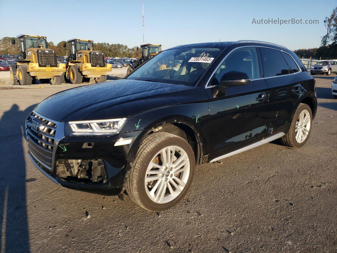 2018 Audi Q5 Premium Plus Черный vin: WA1BNAFY3J2000734