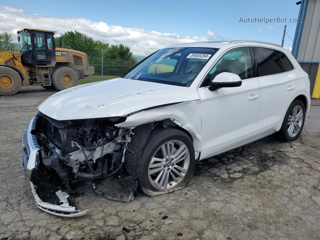 2018 Audi Q5 Premium Plus White vin: WA1BNAFY3J2005867