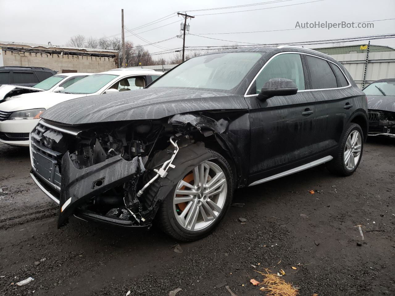 2018 Audi Q5 Premium Plus Черный vin: WA1BNAFY3J2010633