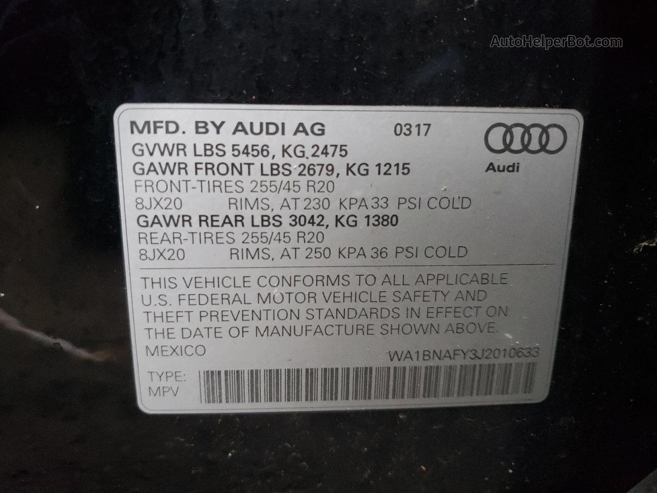 2018 Audi Q5 Premium Plus Черный vin: WA1BNAFY3J2010633