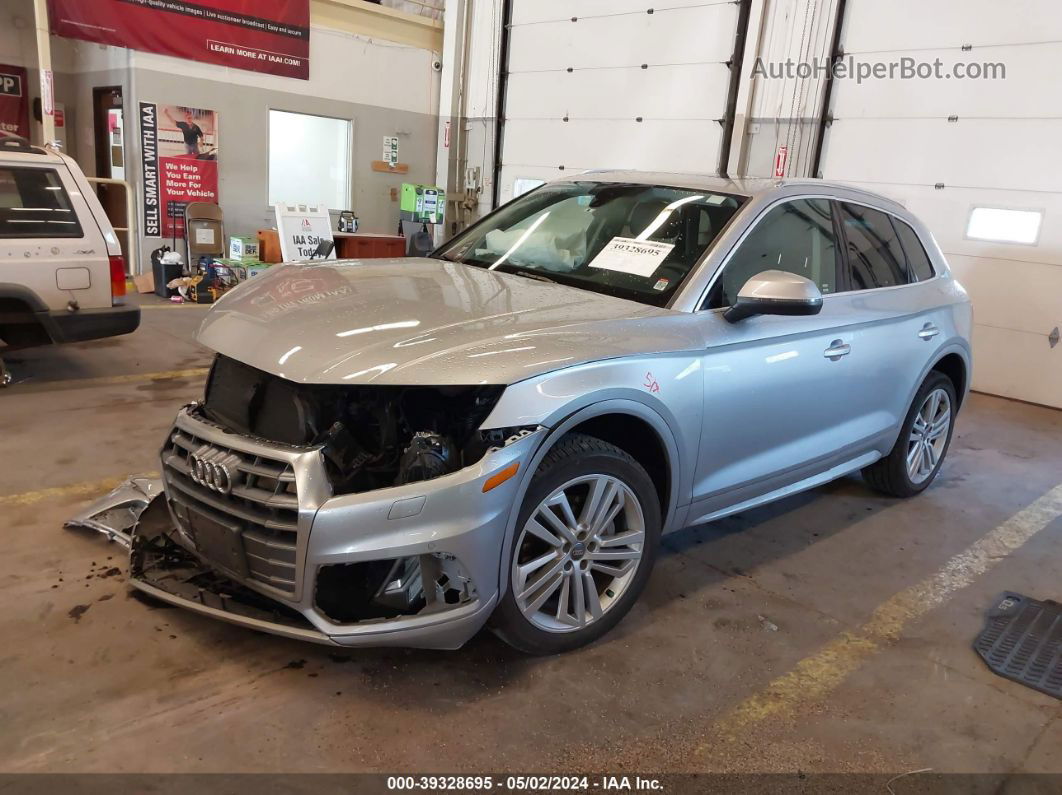 2018 Audi Q5 2.0t Premium/2.0t Tech Premium Silver vin: WA1BNAFY3J2024676