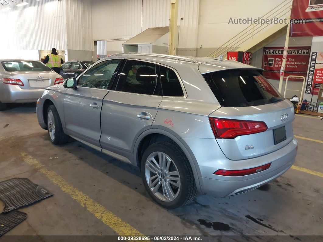 2018 Audi Q5 2.0t Premium/2.0t Tech Premium Silver vin: WA1BNAFY3J2024676