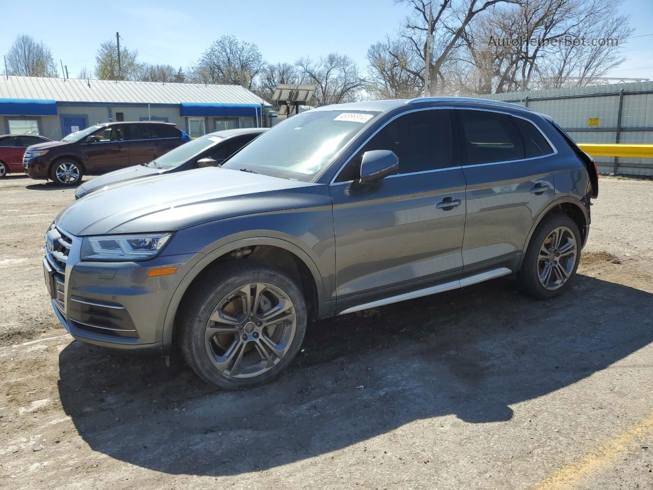 2018 Audi Q5 Premium Plus Gray vin: WA1BNAFY3J2049478