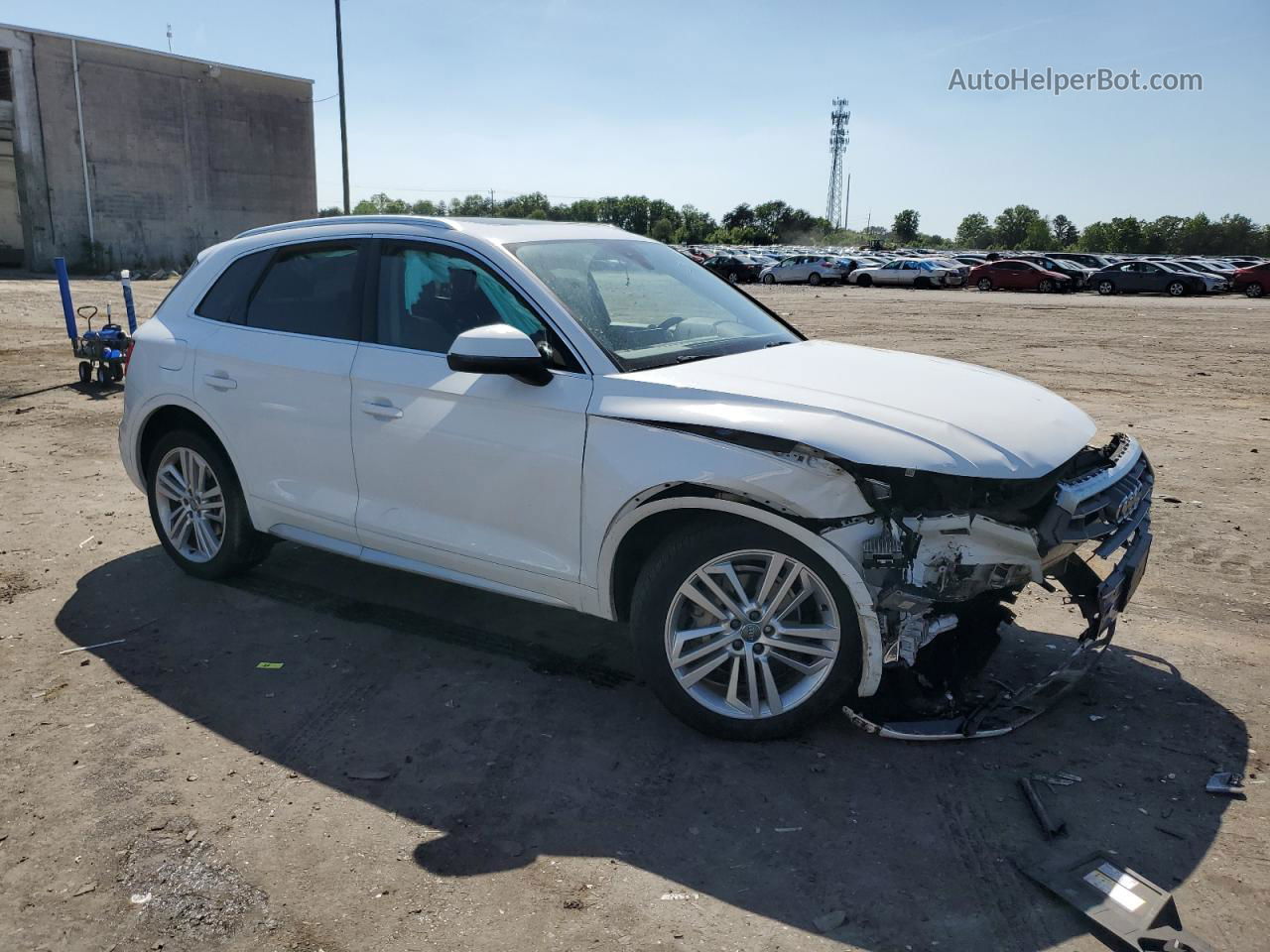 2018 Audi Q5 Premium Plus White vin: WA1BNAFY3J2117133