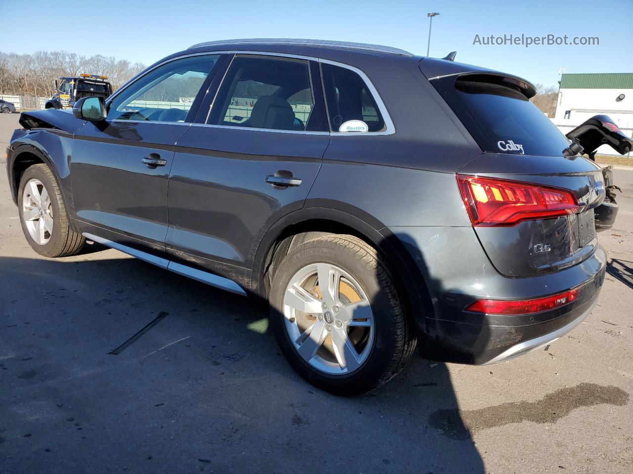 2018 Audi Q5 Premium Plus Серый vin: WA1BNAFY3J2182483