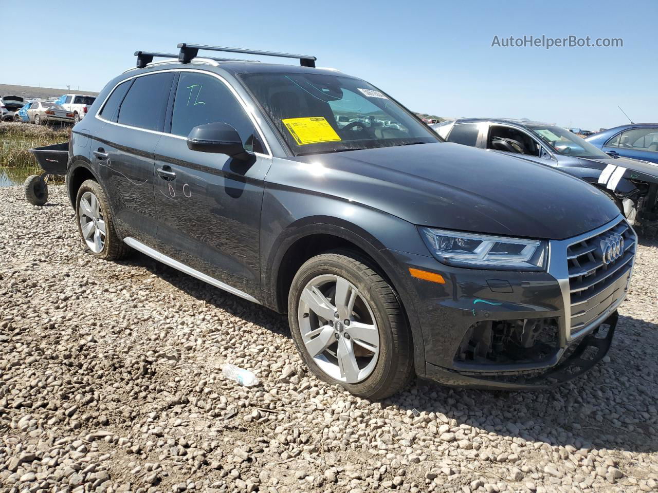 2018 Audi Q5 Premium Plus Синий vin: WA1BNAFY3J2198005