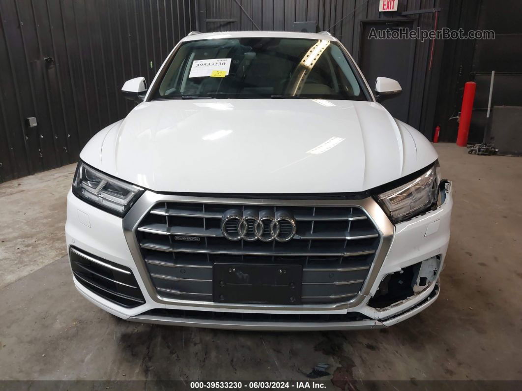 2018 Audi Q5 2.0t Premium/2.0t Tech Premium White vin: WA1BNAFY3J2208189