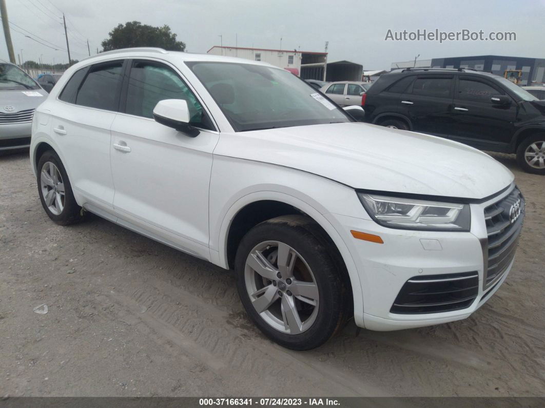 2018 Audi Q5 Premium Plus White vin: WA1BNAFY3J2215157