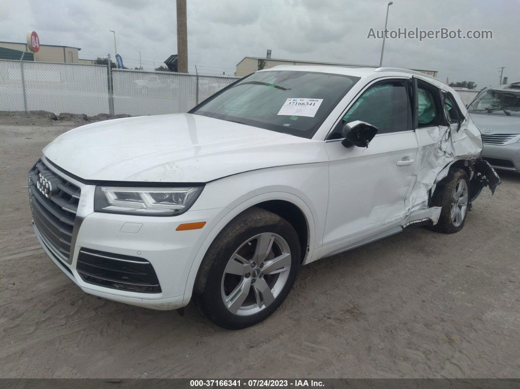 2018 Audi Q5 Premium Plus White vin: WA1BNAFY3J2215157