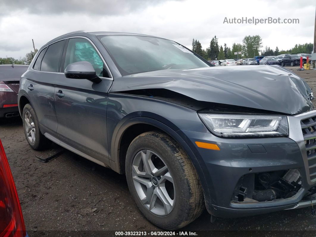 2018 Audi Q5 2.0t Premium/2.0t Tech Premium Gray vin: WA1BNAFY3J2215689