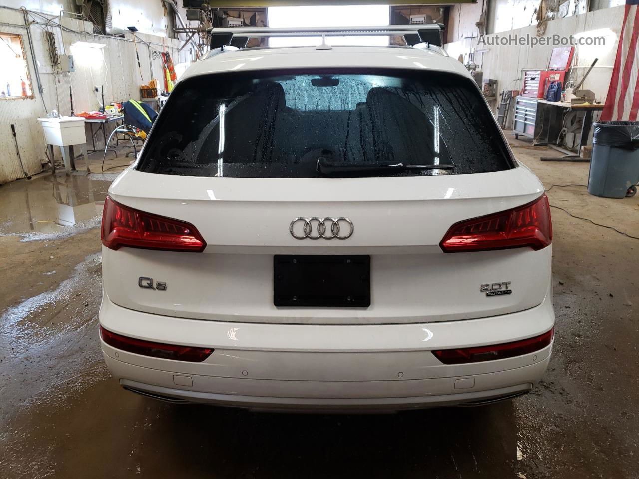 2018 Audi Q5 Premium Plus White vin: WA1BNAFY3J2246084