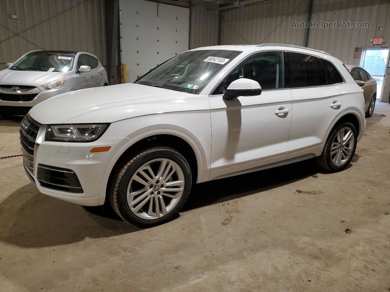 2018 Audi Q5 Premium Plus White vin: WA1BNAFY4J2000483