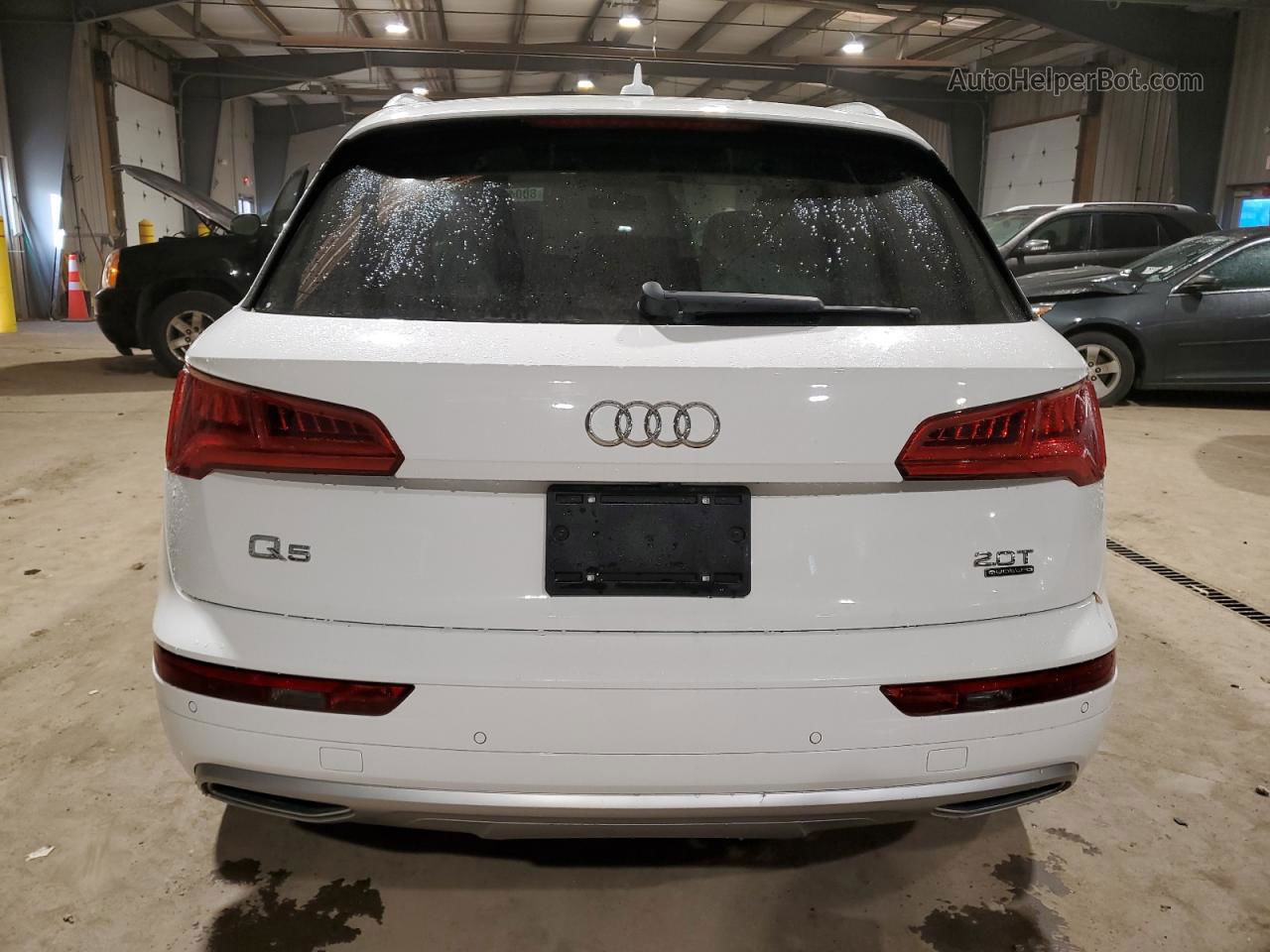 2018 Audi Q5 Premium Plus White vin: WA1BNAFY4J2000483