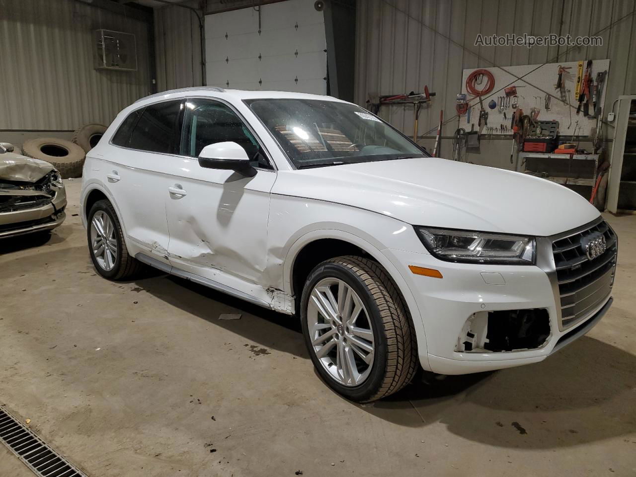 2018 Audi Q5 Premium Plus White vin: WA1BNAFY4J2000483