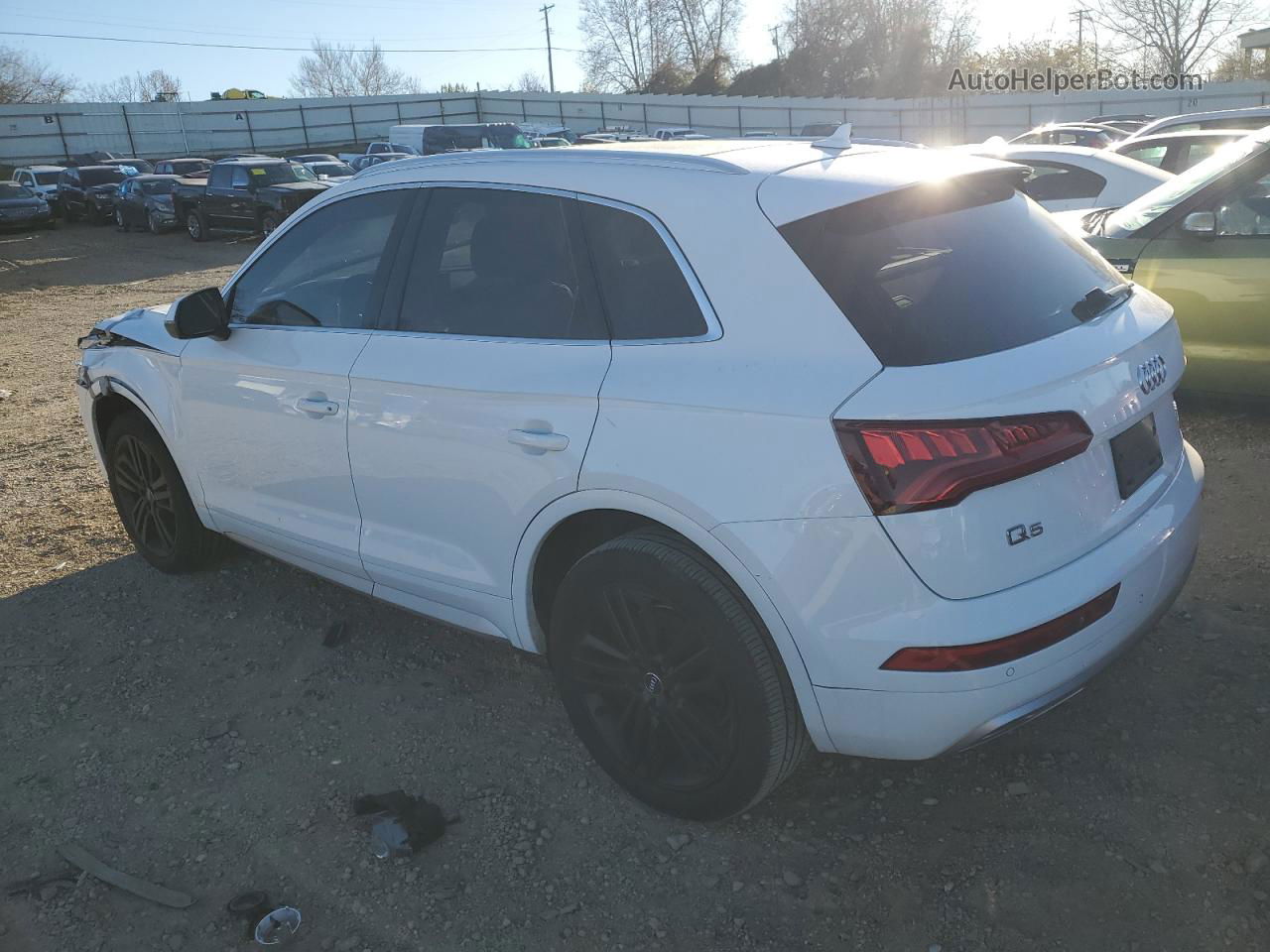 2018 Audi Q5 Premium Plus White vin: WA1BNAFY4J2017056