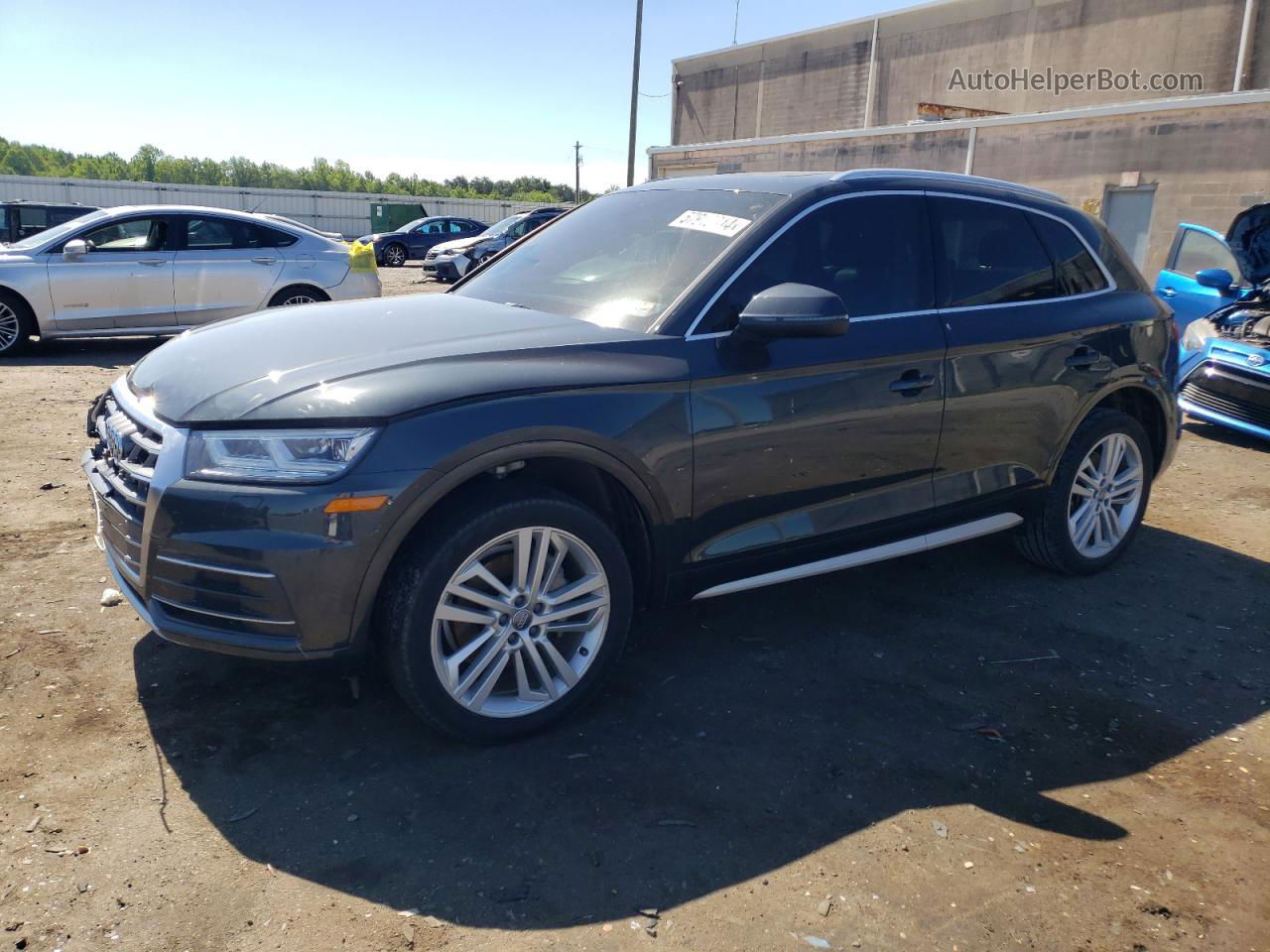 2018 Audi Q5 Premium Plus Черный vin: WA1BNAFY4J2106044