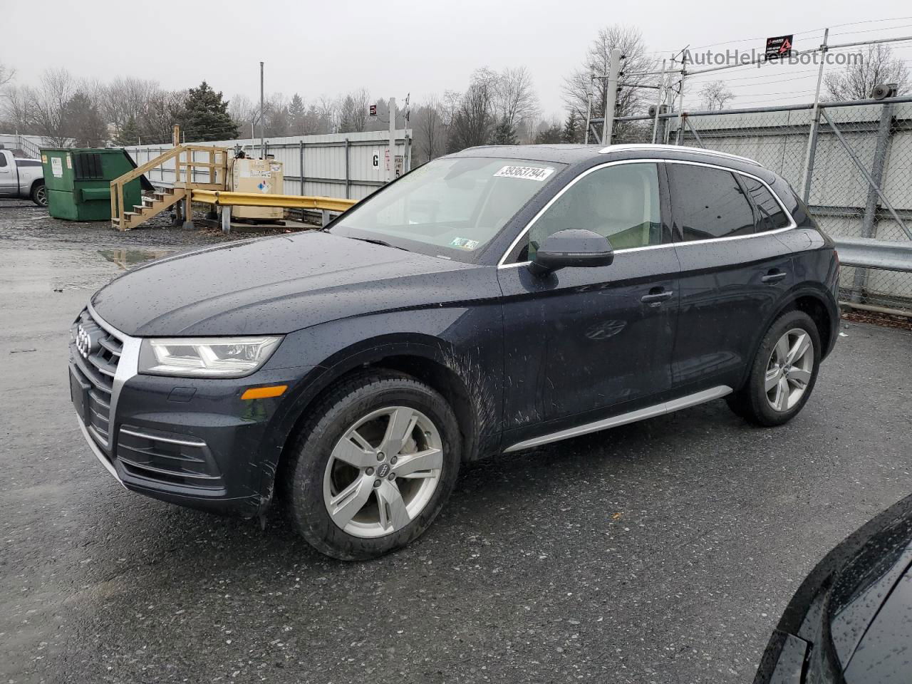 2018 Audi Q5 Premium Plus Blue vin: WA1BNAFY4J2122888