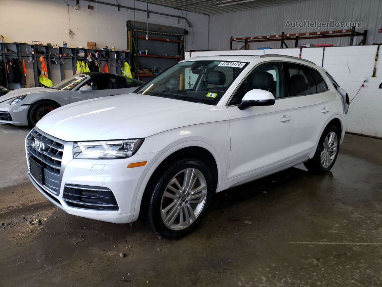 2018 Audi Q5 Premium Plus White vin: WA1BNAFY4J2201073