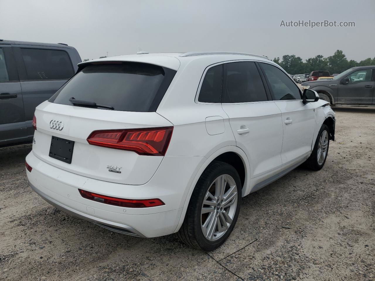 2018 Audi Q5 Premium Plus White vin: WA1BNAFY4J2215457