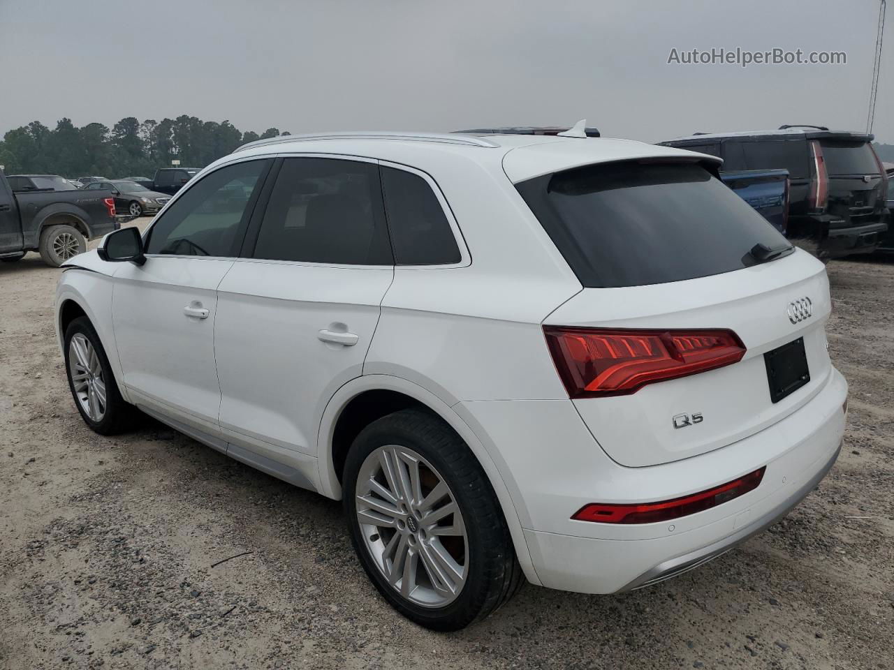 2018 Audi Q5 Premium Plus White vin: WA1BNAFY4J2215457