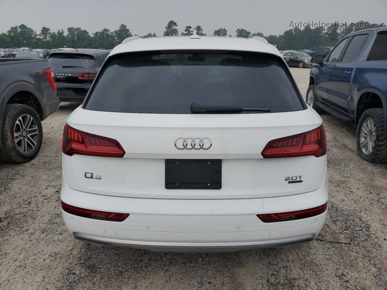 2018 Audi Q5 Premium Plus White vin: WA1BNAFY4J2215457