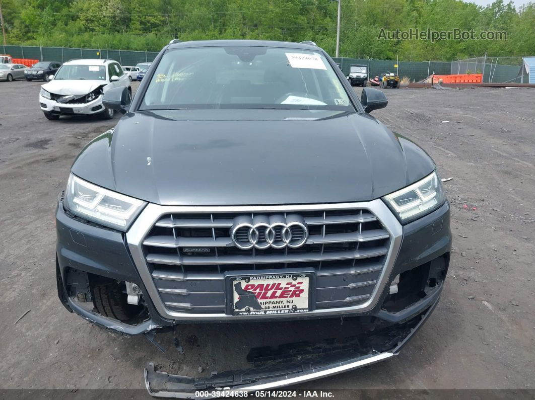 2018 Audi Q5 2.0t Premium/2.0t Tech Premium Gray vin: WA1BNAFY5J2036005