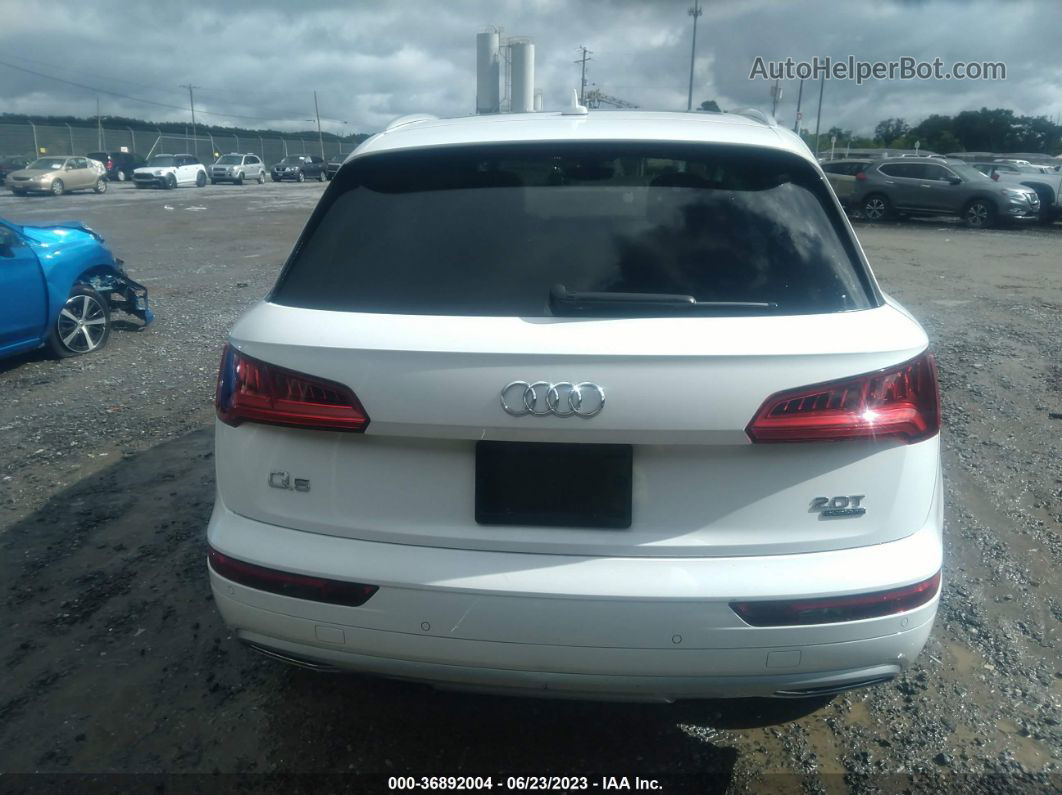 2018 Audi Q5 Premium Plus White vin: WA1BNAFY5J2059381