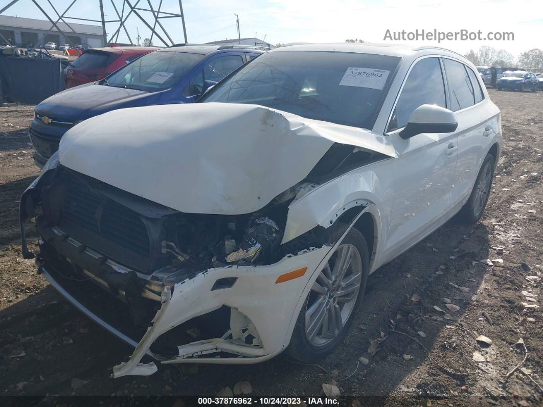 2018 Audi Q5 2.0t Tech Premium/2.0t Premium White vin: WA1BNAFY5J2110300