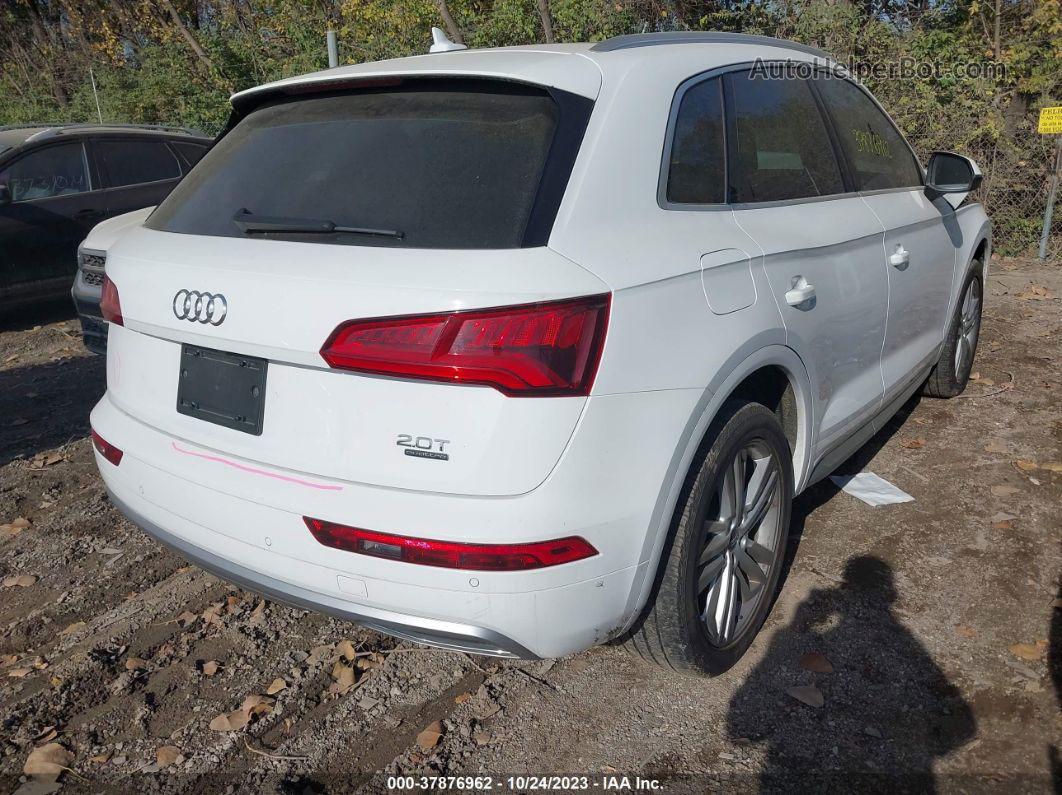 2018 Audi Q5 2.0t Tech Premium/2.0t Premium White vin: WA1BNAFY5J2110300