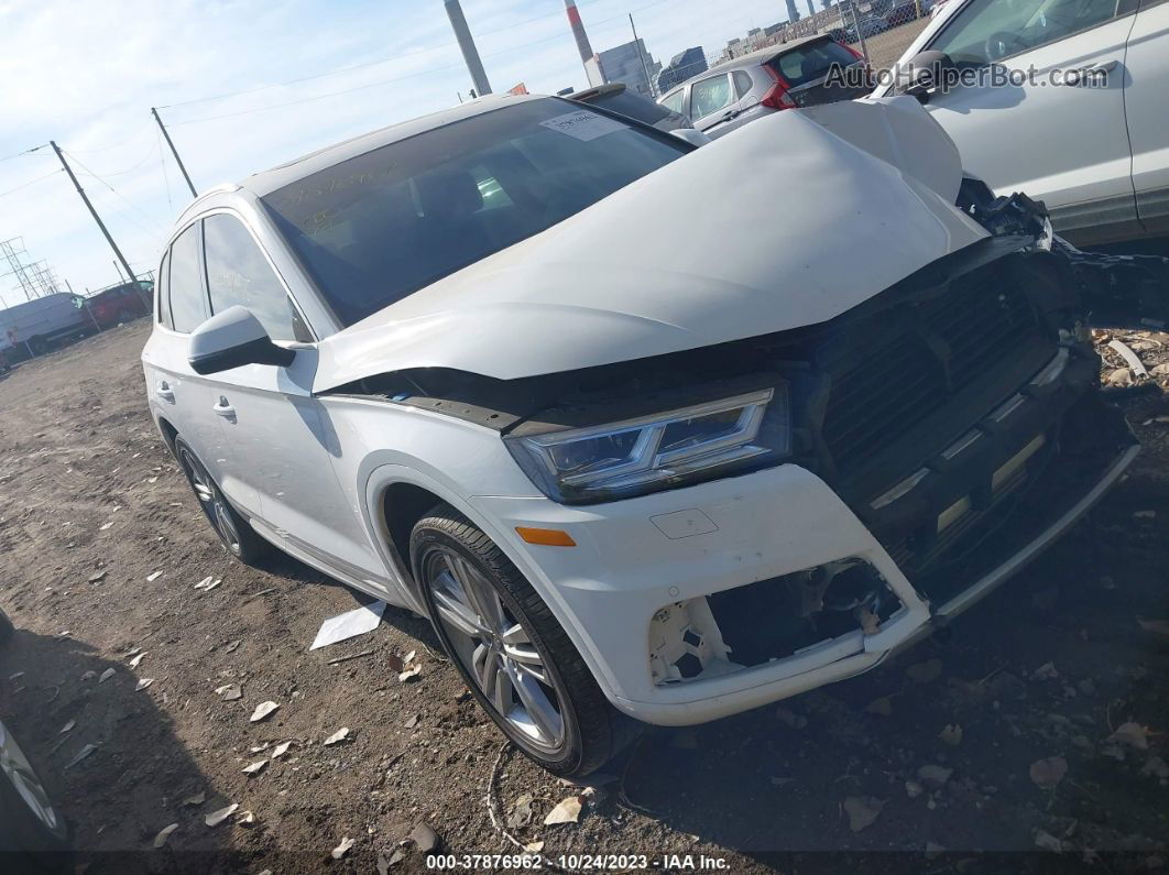 2018 Audi Q5 2.0t Tech Premium/2.0t Premium White vin: WA1BNAFY5J2110300