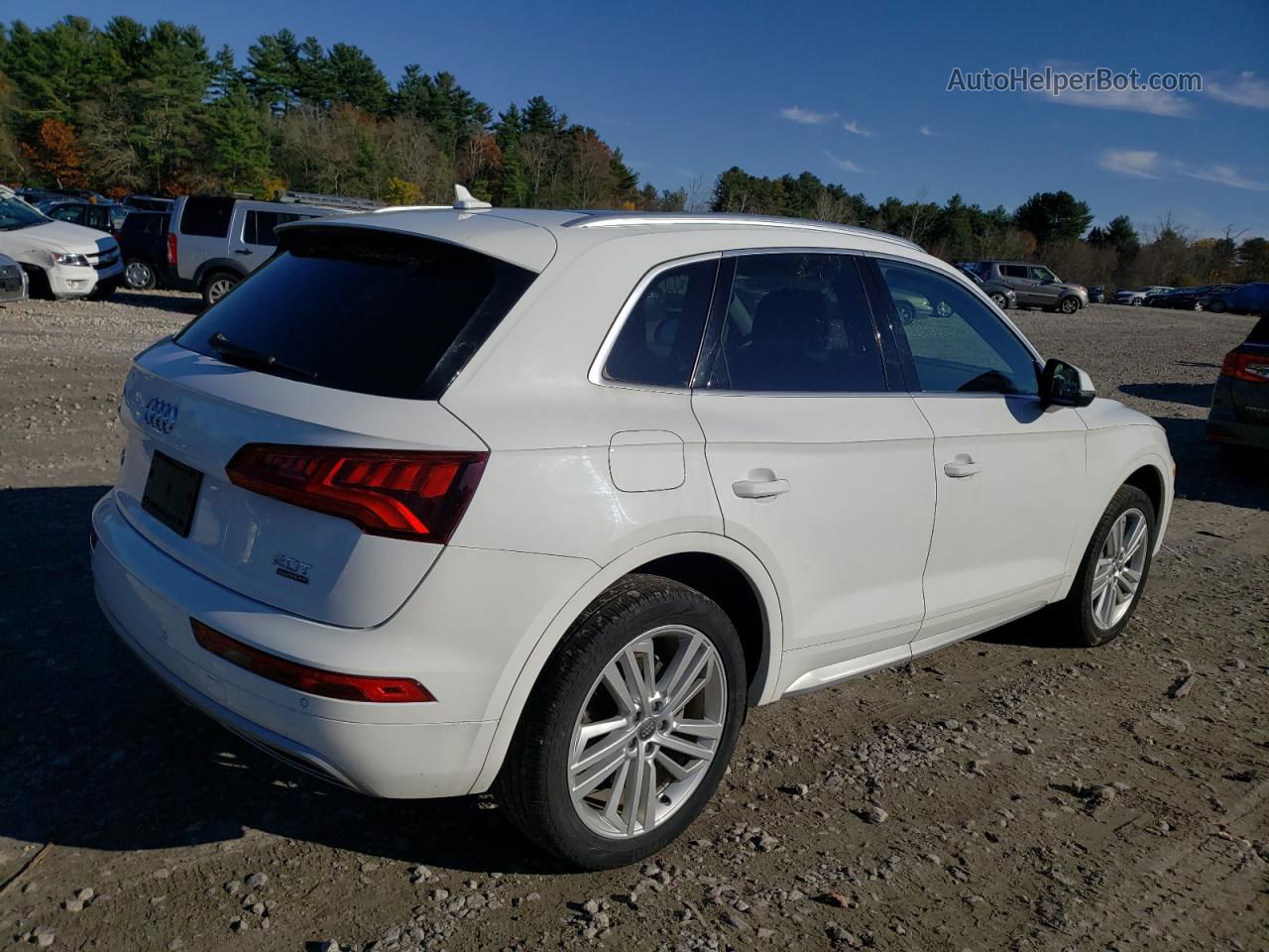 2018 Audi Q5 Premium Plus White vin: WA1BNAFY5J2132989