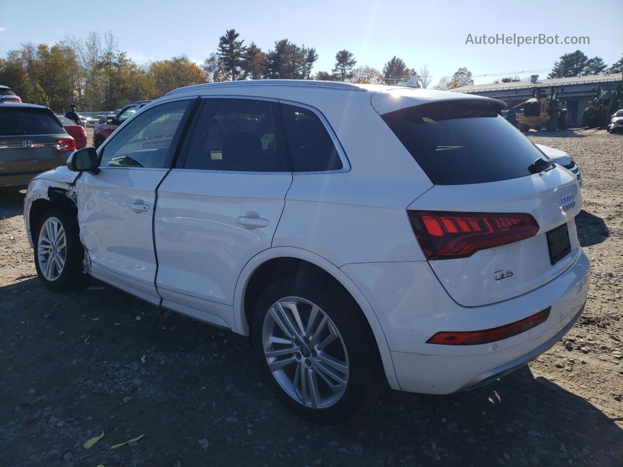 2018 Audi Q5 Premium Plus White vin: WA1BNAFY5J2132989