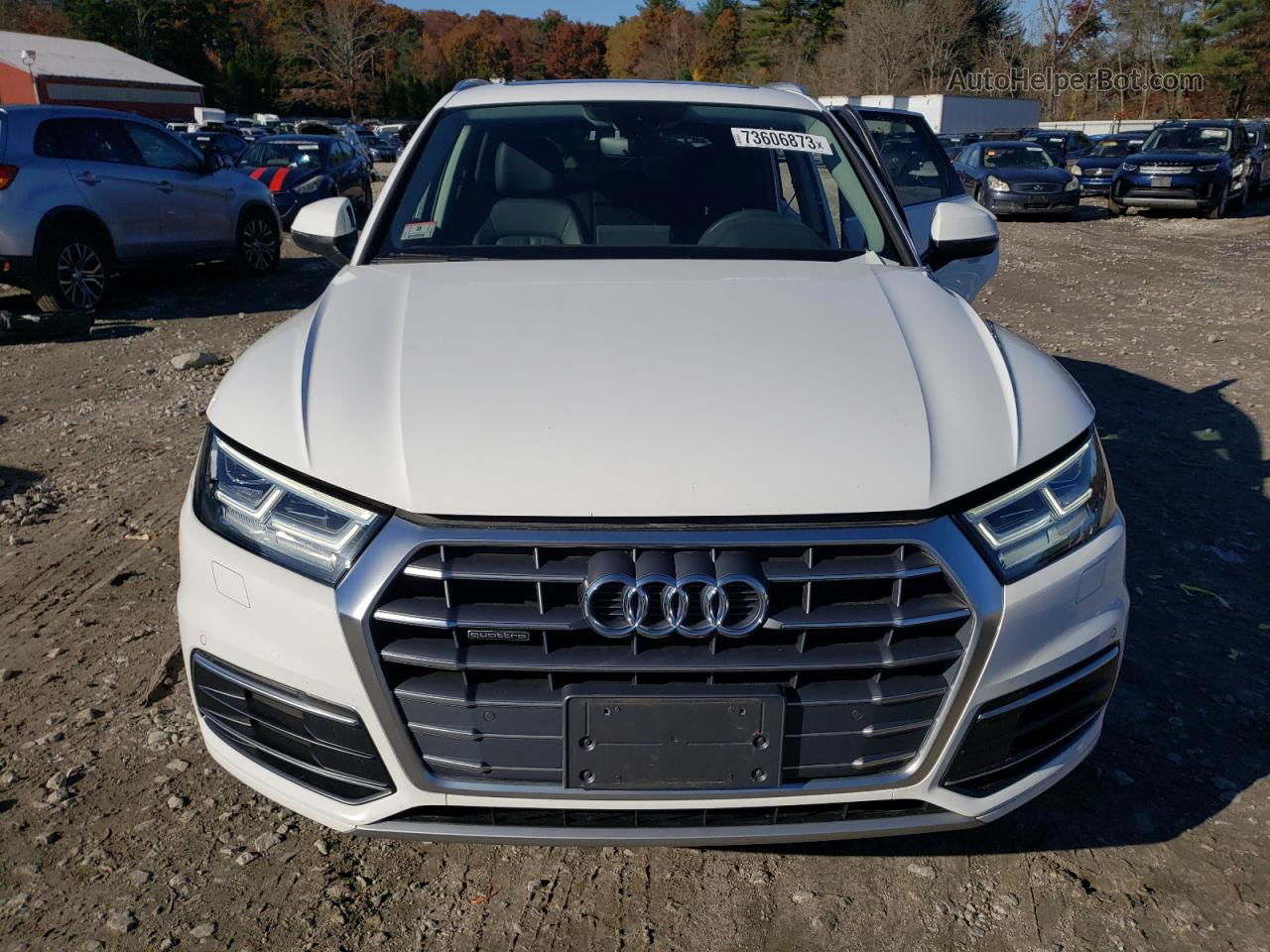 2018 Audi Q5 Premium Plus White vin: WA1BNAFY5J2132989