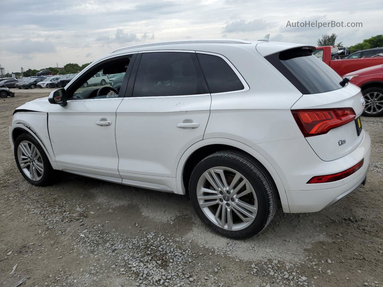 2018 Audi Q5 Premium Plus White vin: WA1BNAFY5J2169718