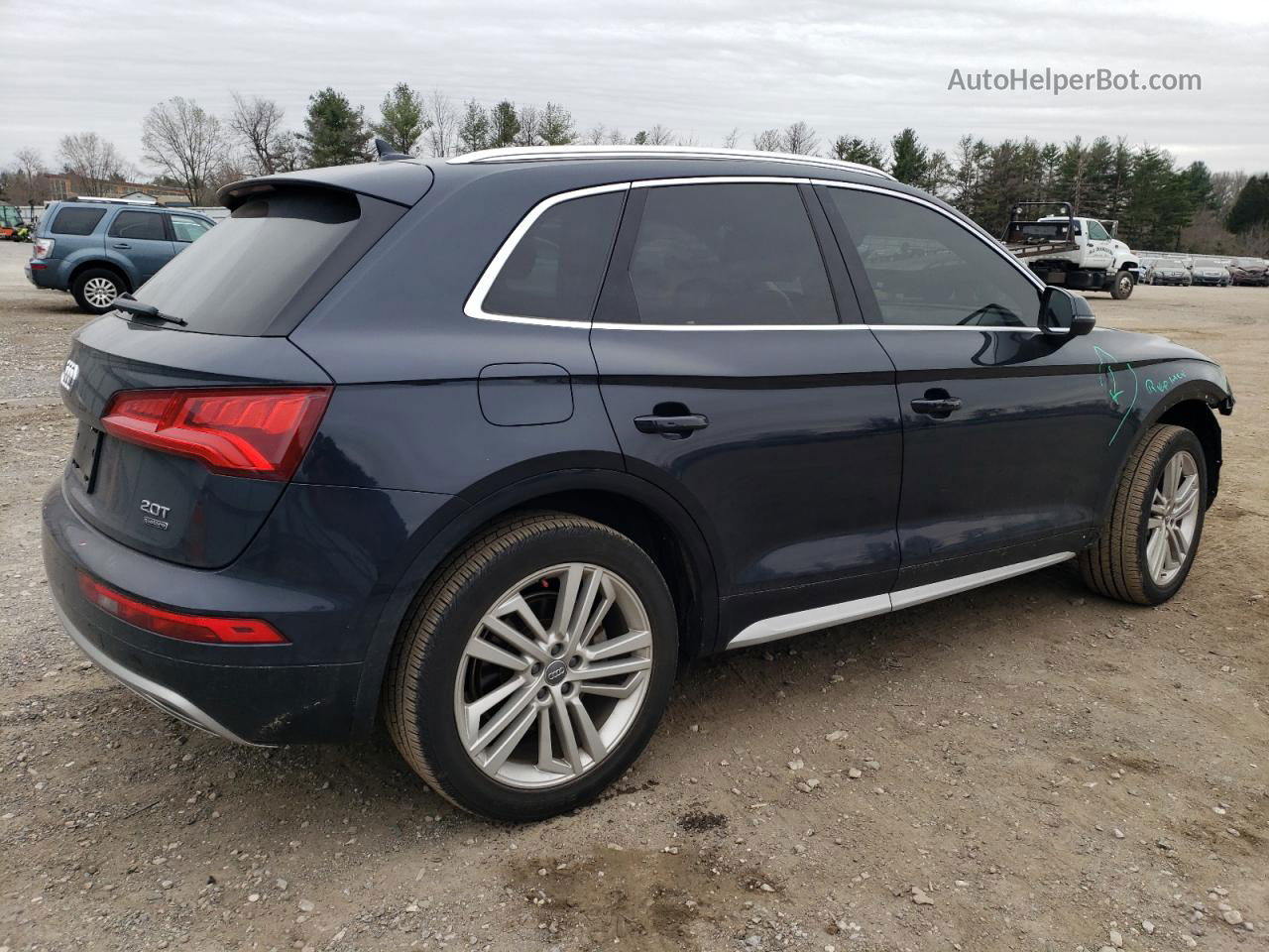 2018 Audi Q5 Premium Plus Blue vin: WA1BNAFY5J2196806