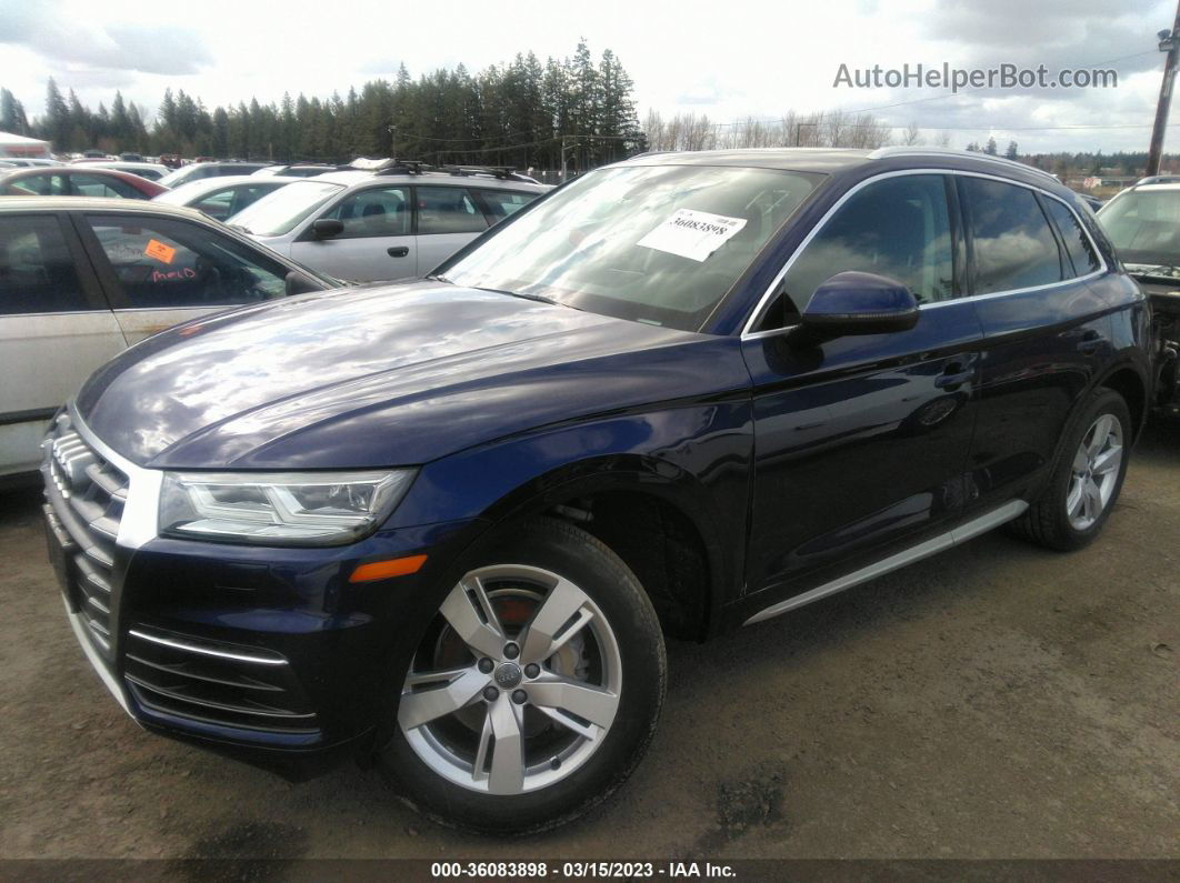 2018 Audi Q5 Premium Plus Blue vin: WA1BNAFY5J2203818