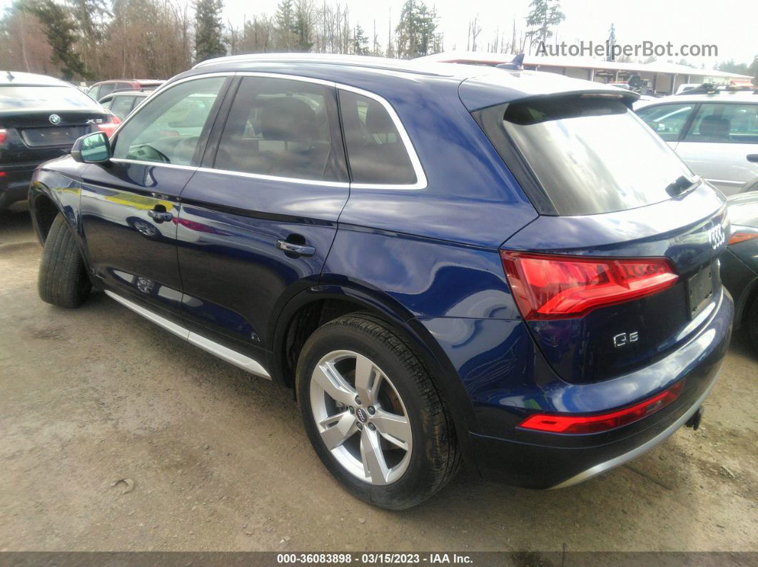 2018 Audi Q5 Premium Plus Blue vin: WA1BNAFY5J2203818