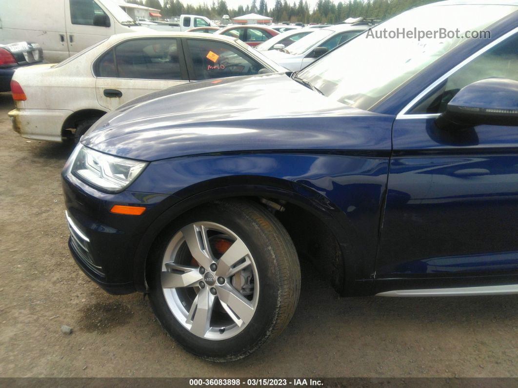 2018 Audi Q5 Premium Plus Blue vin: WA1BNAFY5J2203818