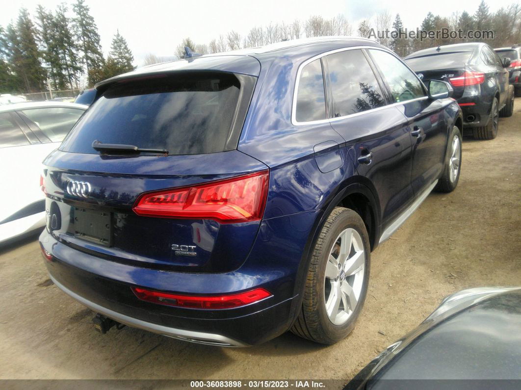 2018 Audi Q5 Premium Plus Синий vin: WA1BNAFY5J2203818