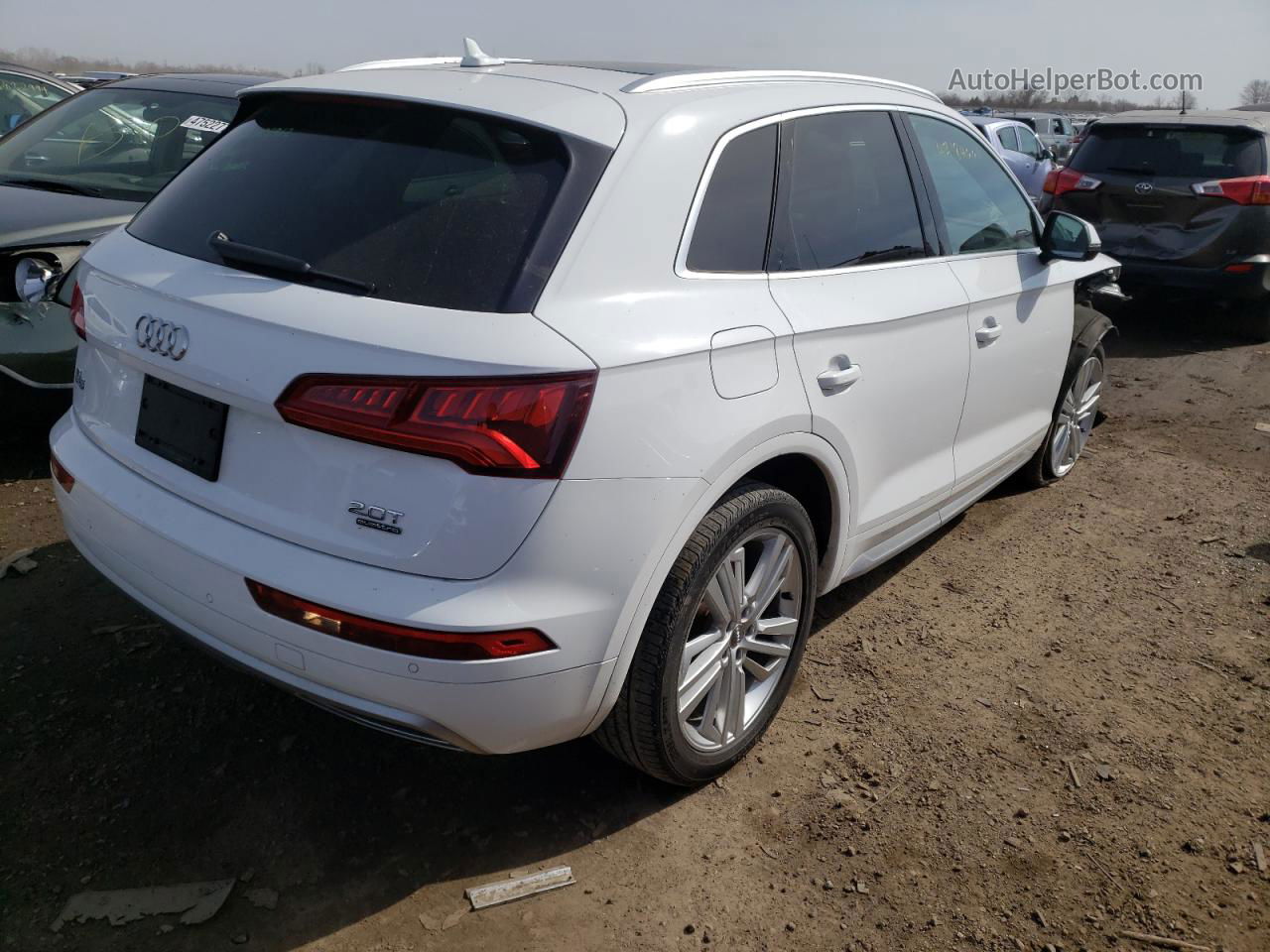 2018 Audi Q5 Premium Plus White vin: WA1BNAFY5J2213765