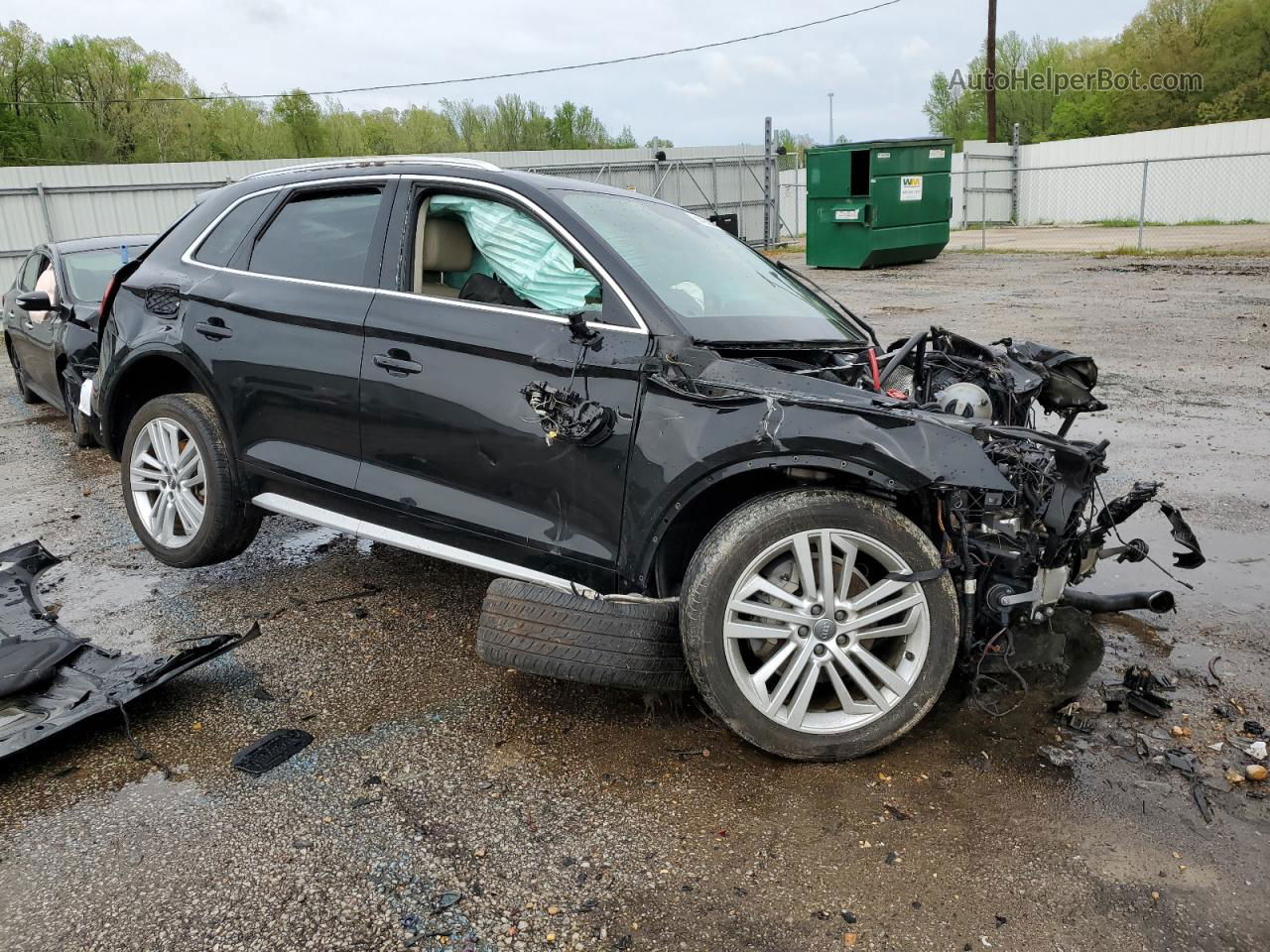 2018 Audi Q5 Premium Plus Cream vin: WA1BNAFY5J2216360