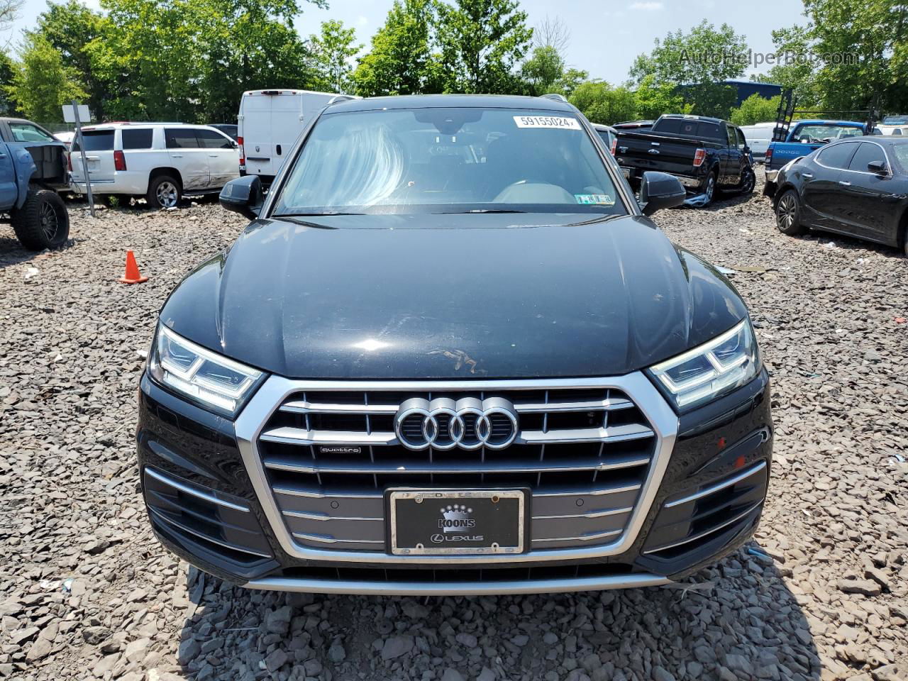 2018 Audi Q5 Premium Plus Black vin: WA1BNAFY5J2218044